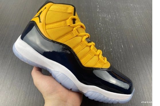 and Jordan 11 yellow AJ11 Air black 0711